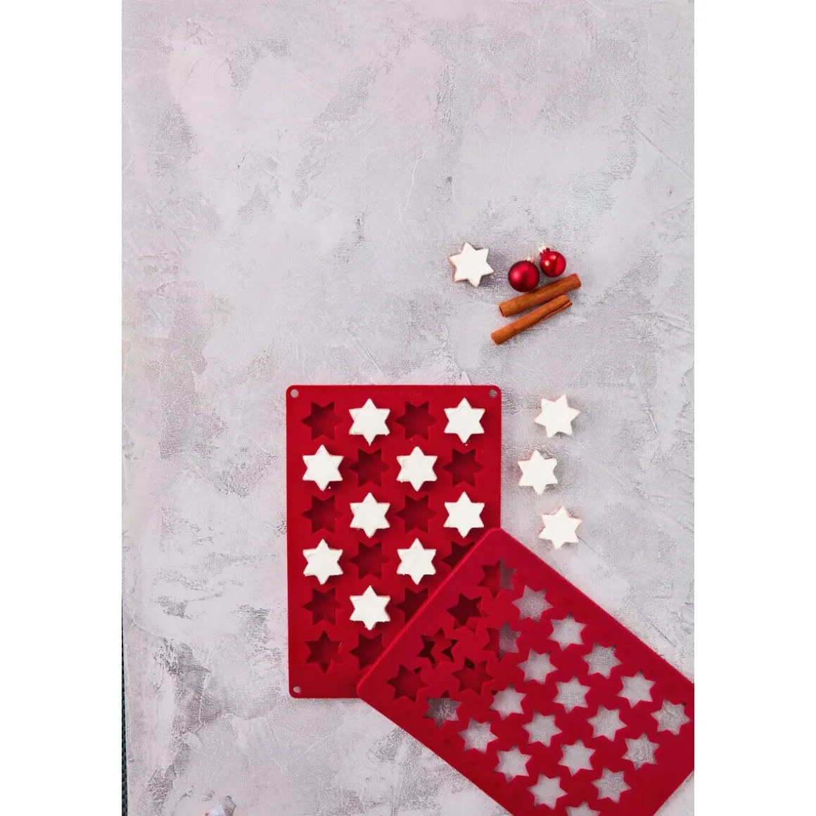 RBV BirkmannZimtsternmatte 32x22 cm rot