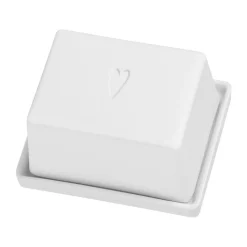 RäderButterdose Herz 125 g weiß