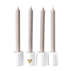 RäderKerzenständer Love H:7cm D:5,5cm Set