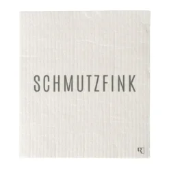 RäderSchwammtuch Schmutzfink 2er-Set Schöne Worte grau