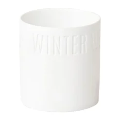 RäderTeelichthalter Winter Wonderworld 7 cm Winterzauber weiß