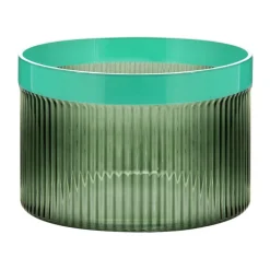 RememberGlasschale Groove grün 20x20x13cm