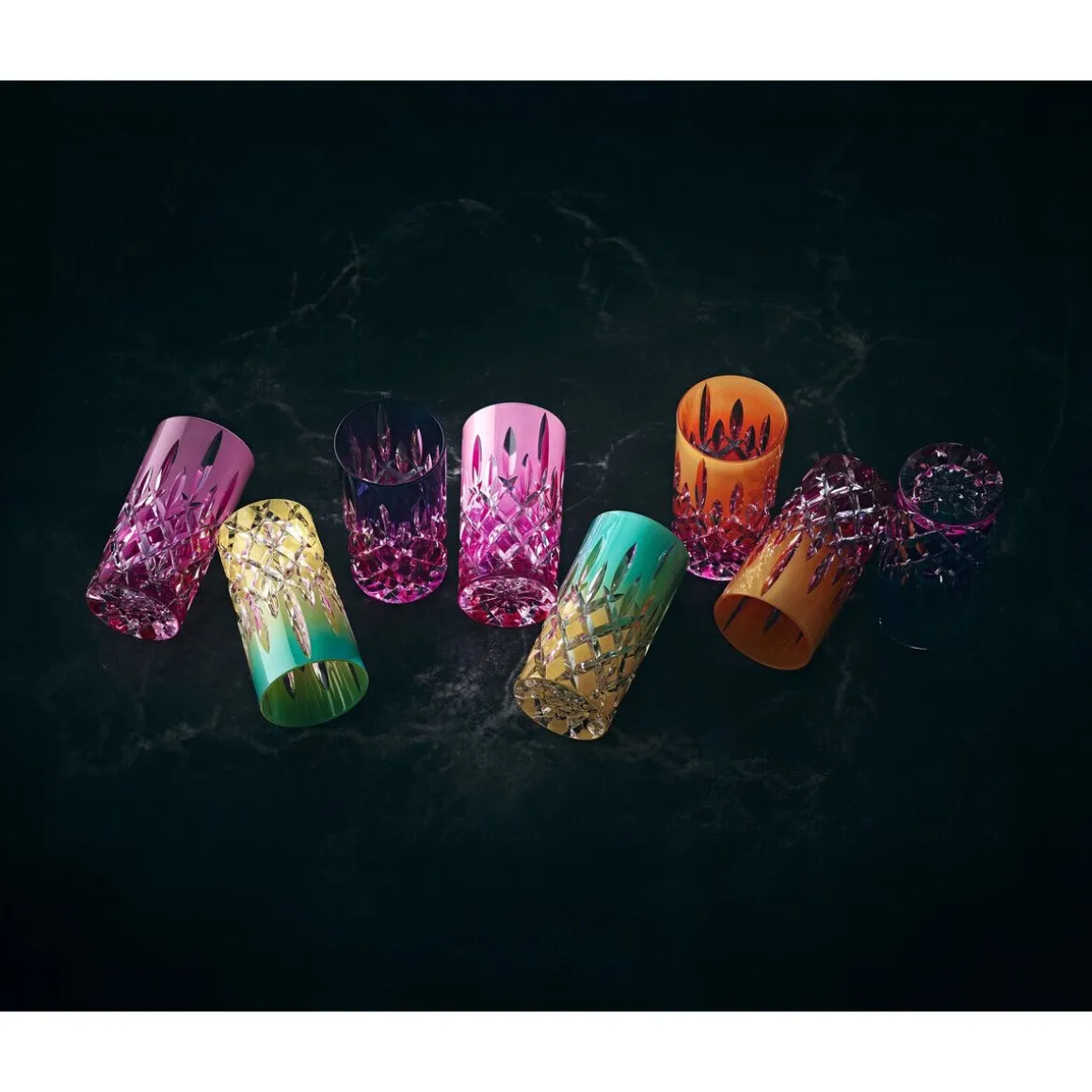 RiedelHighball Glas 0,395 l Laudon türkis/gelb