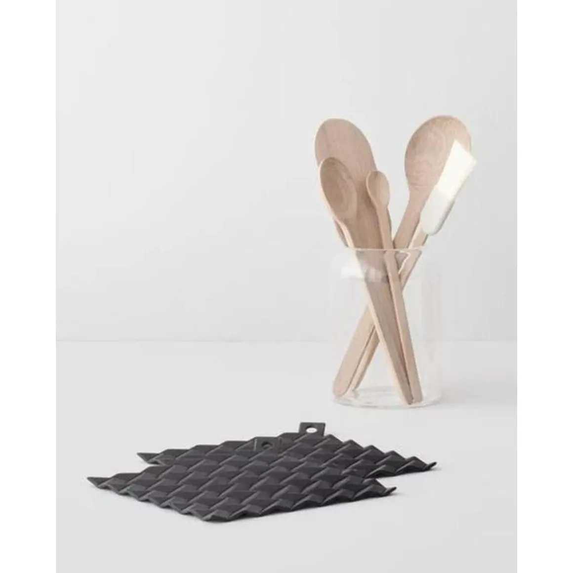 Rig TigTopflappen 2-tlg. Hold-on schwarz