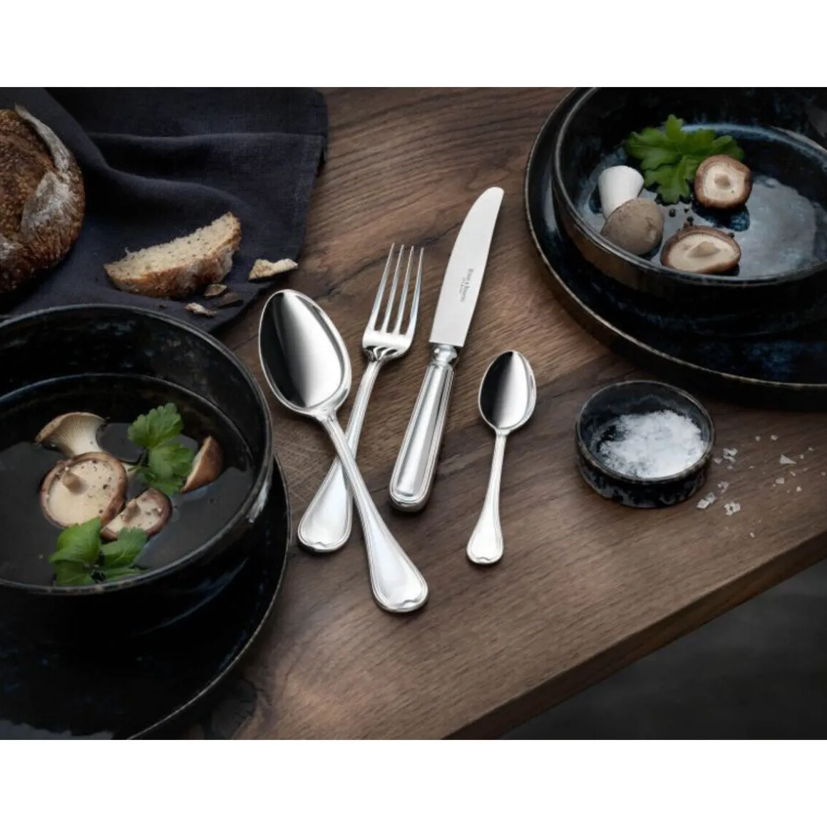 Robbe & Berking4 tlg. Garnitur Classic Faden 925 Sterlingsilber