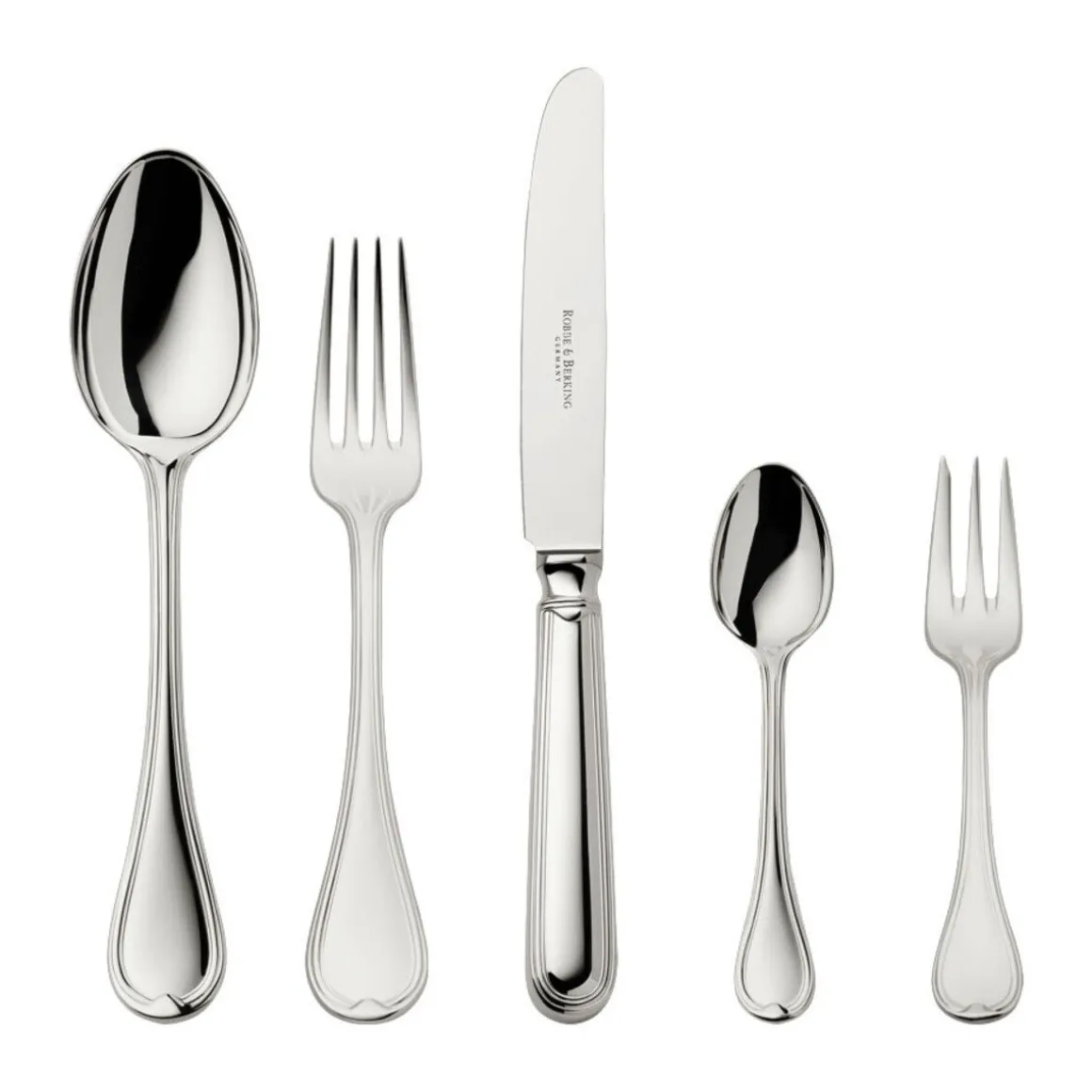 Robbe & Berking30 tlg. Garnitur Classic Faden 150 g versilbert