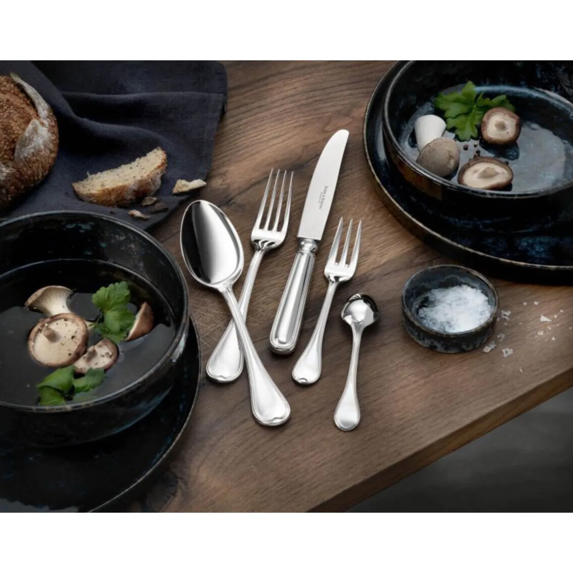 Robbe & Berking30 tlg. Garnitur Classic Faden 150 g versilbert