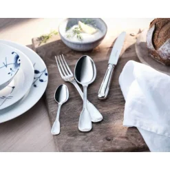 Robbe & Berking4 tlg. Garnitur Alt Faden 150 g versilbert