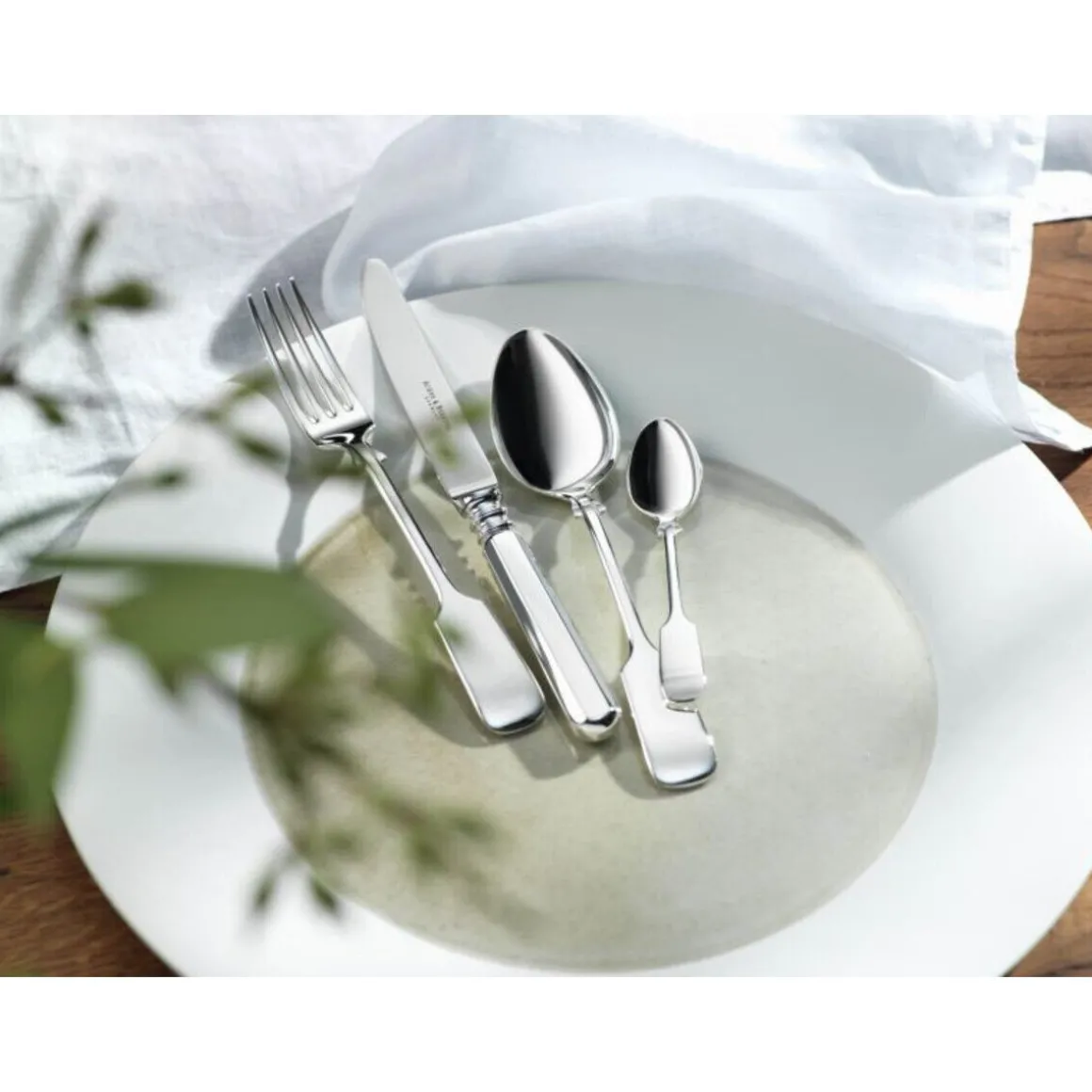 Robbe & Berking4 tlg. Garnitur Alt Spaten 150 g versilbert