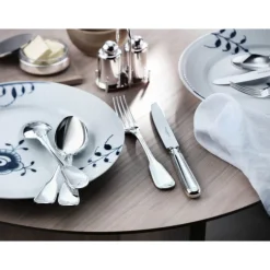 Robbe & BerkingButter u. Käsemesser mit Stahlklinge Alt Faden 150 g versilbert