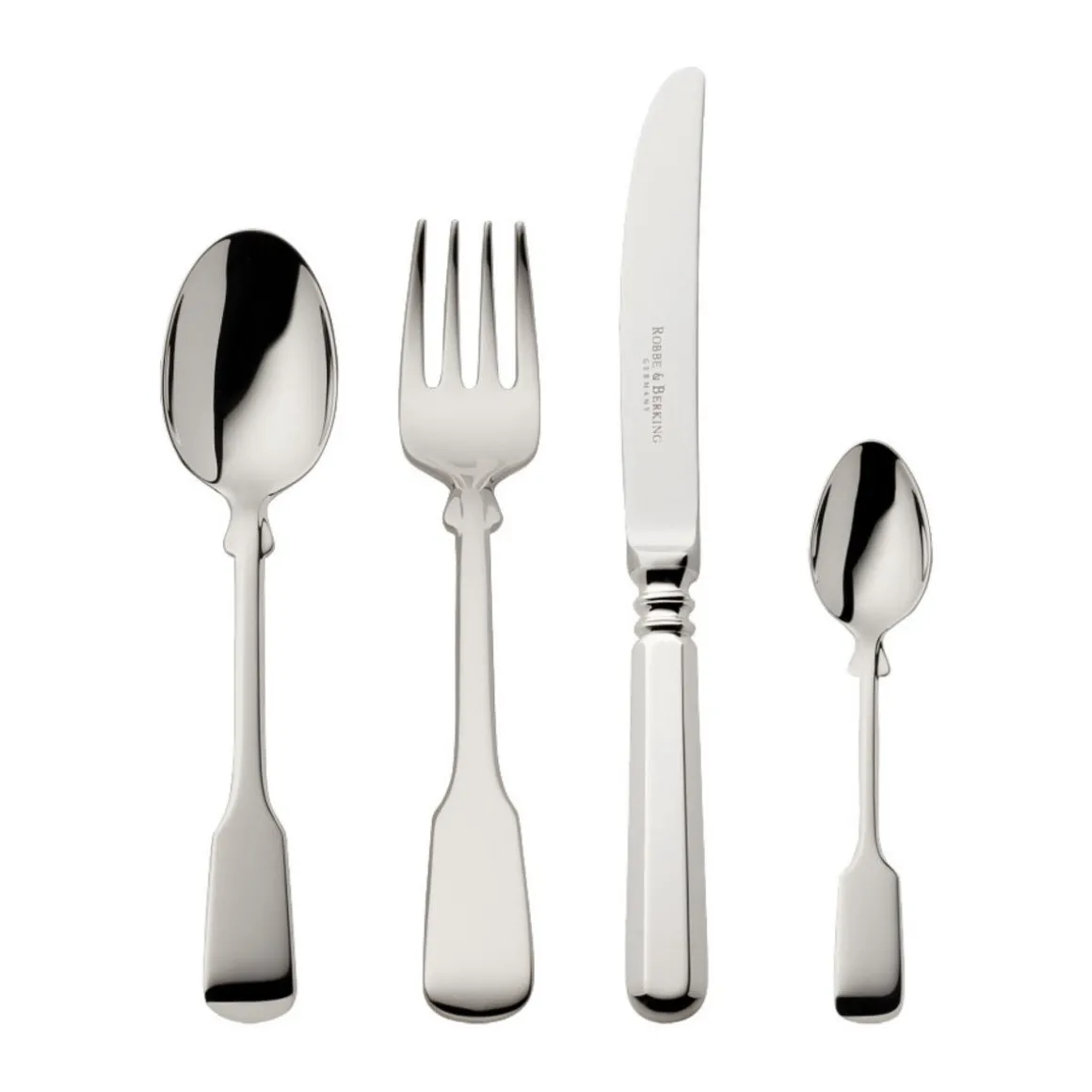 Robbe & BerkingKinderbesteck 4tlg im Etui Alt Spaten 150 g versilbert