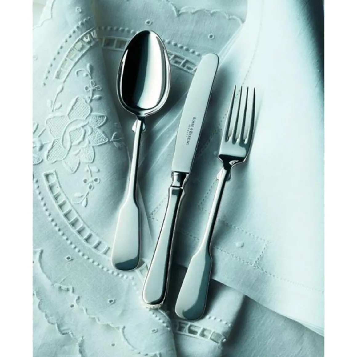 Robbe & BerkingMenübesteck-Set 30-tlg. Spaten 150 g versilbert