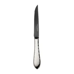 Robbe & BerkingSteakmesser 23 cm Martelé Frozen Black 150 g versilbert