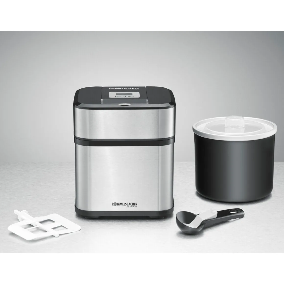 RommelsbacherEismaschine IM 12 Kurt 12 W silber