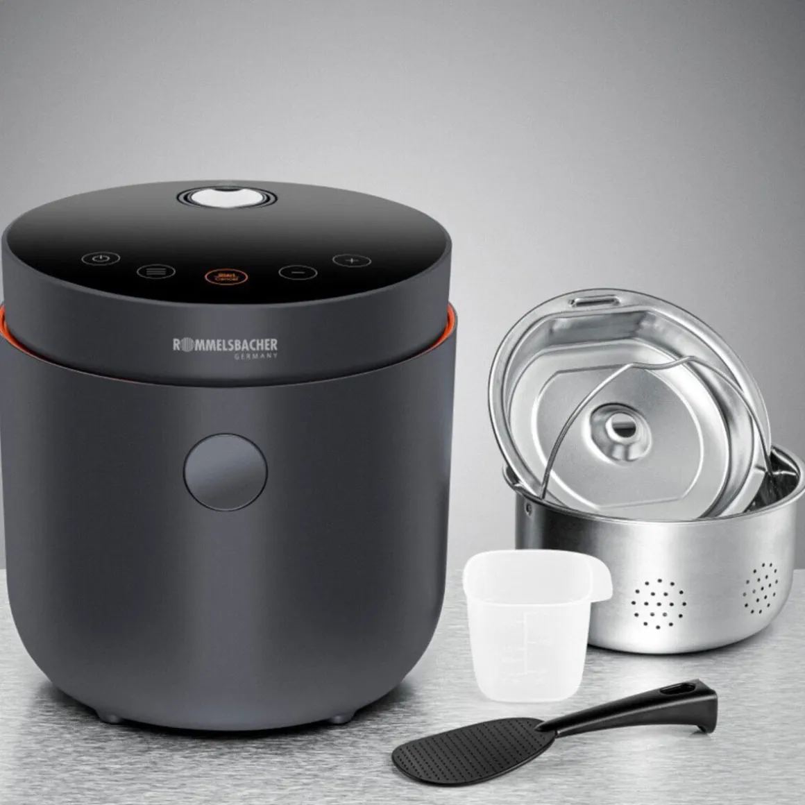 RommelsbacherMultireiskocher MRK 500 Risa 500 W graphitgrau