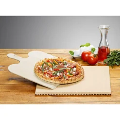 RommelsbacherPizza-/Brotbackstein-Set 2-tlg. natur
