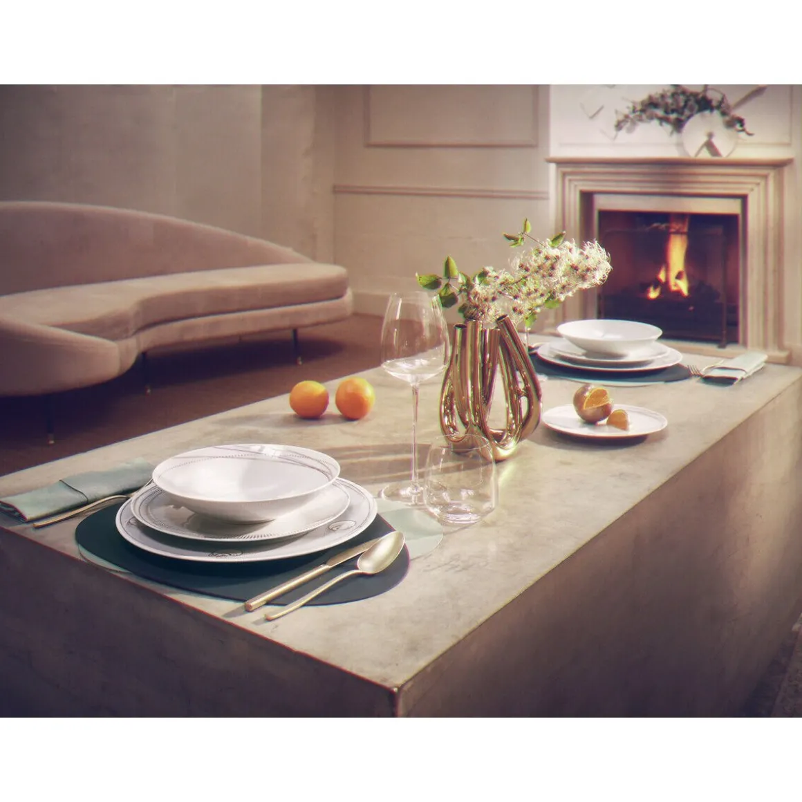 RosenthalFrühstücksteller 22 cm TAC Gropius Glitch