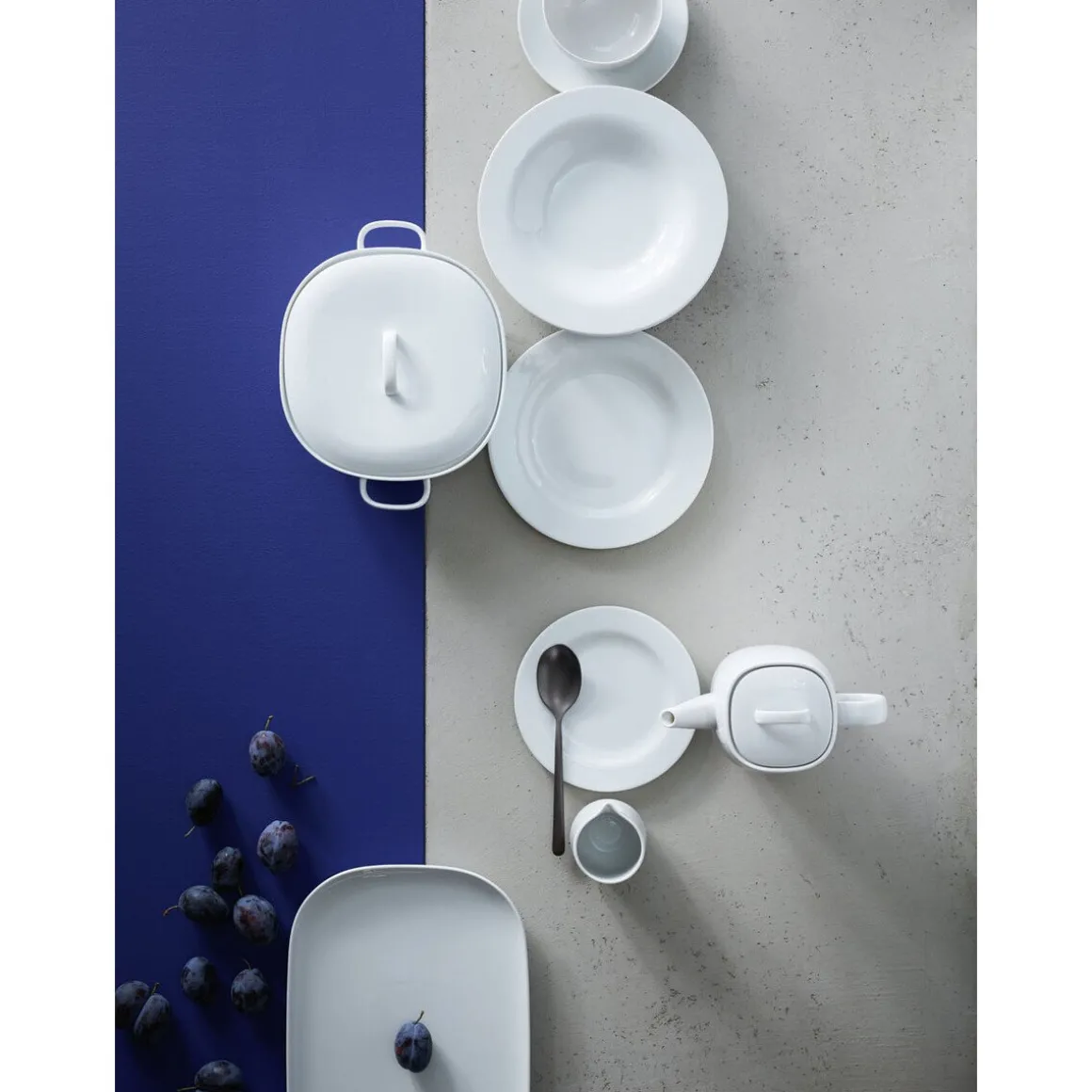 RosenthalFrühstücksteller 22 cm Moon Weiß