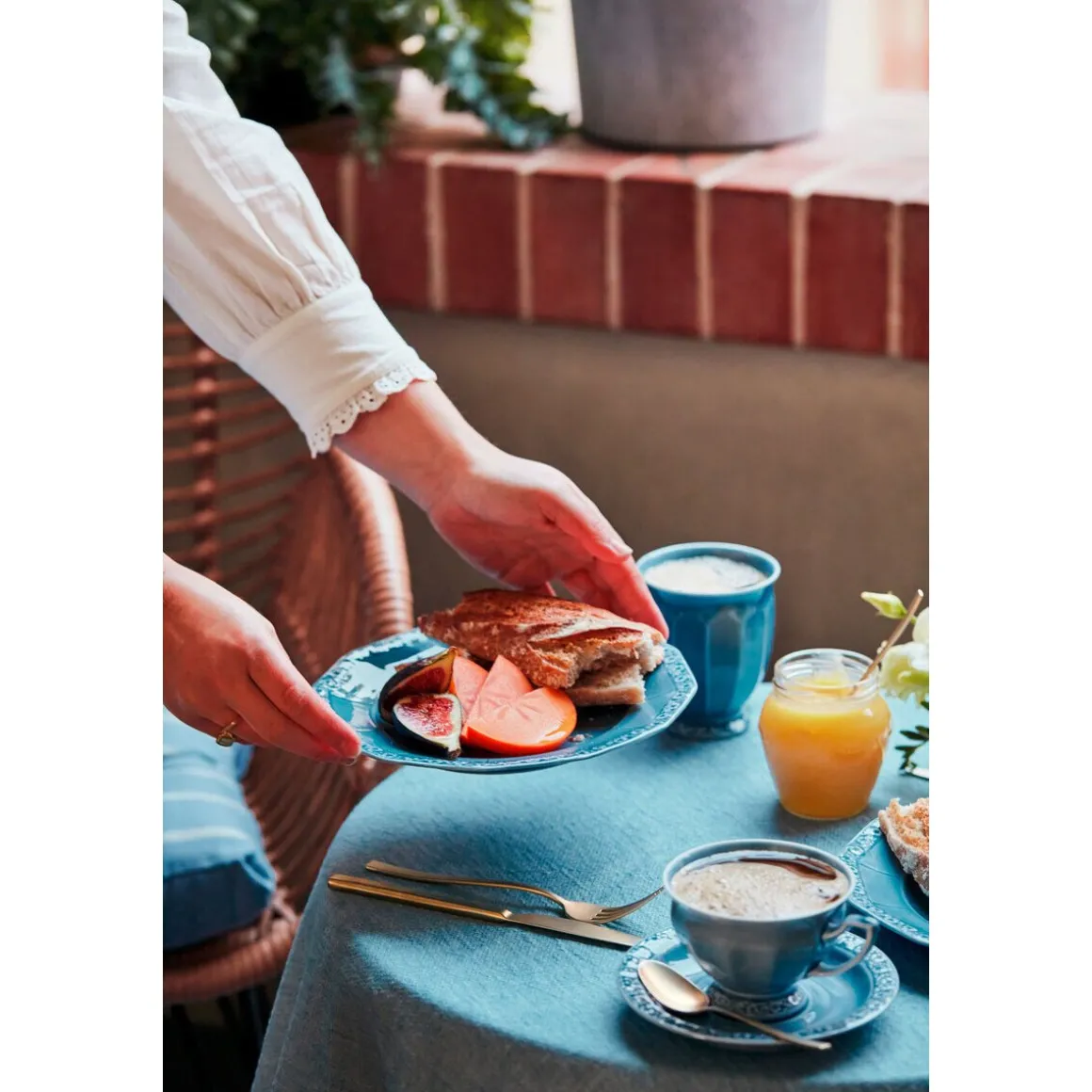 RosenthalFrühstücksteller 21 cm Maria Dream Blue