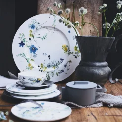 RosenthalFrühstücksteller 19cm Fahne Brillance Fleurs des Alpes