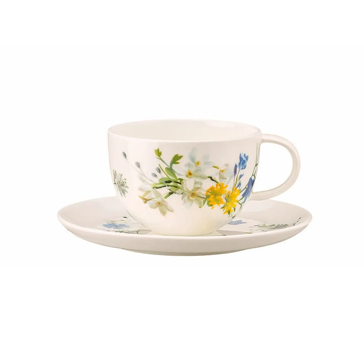 RosenthalKaffee/Tee-Untertasse 15 cm Brillance Fleurs des Alpes