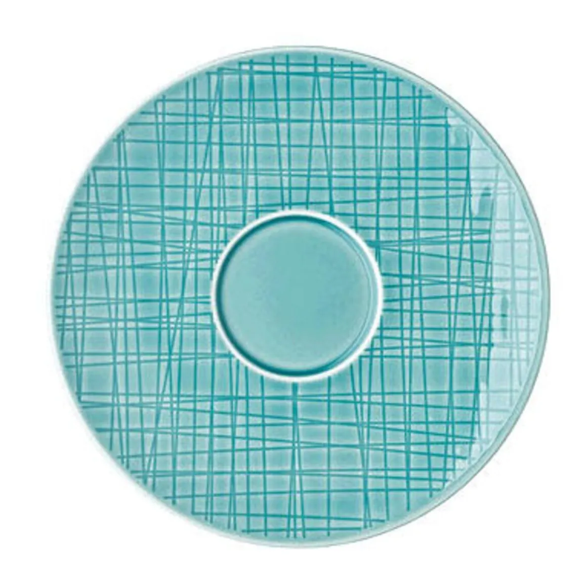 RosenthalKaffee-Untertasse 16 cm Mesh Aqua