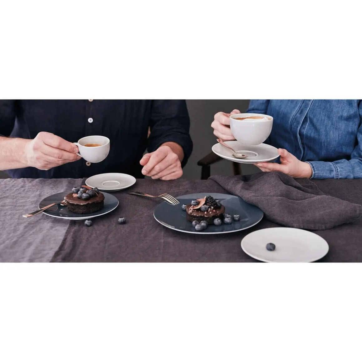 RosenthalKombi-Obertasse 0,3 l TAC Sensual Gentle Grey