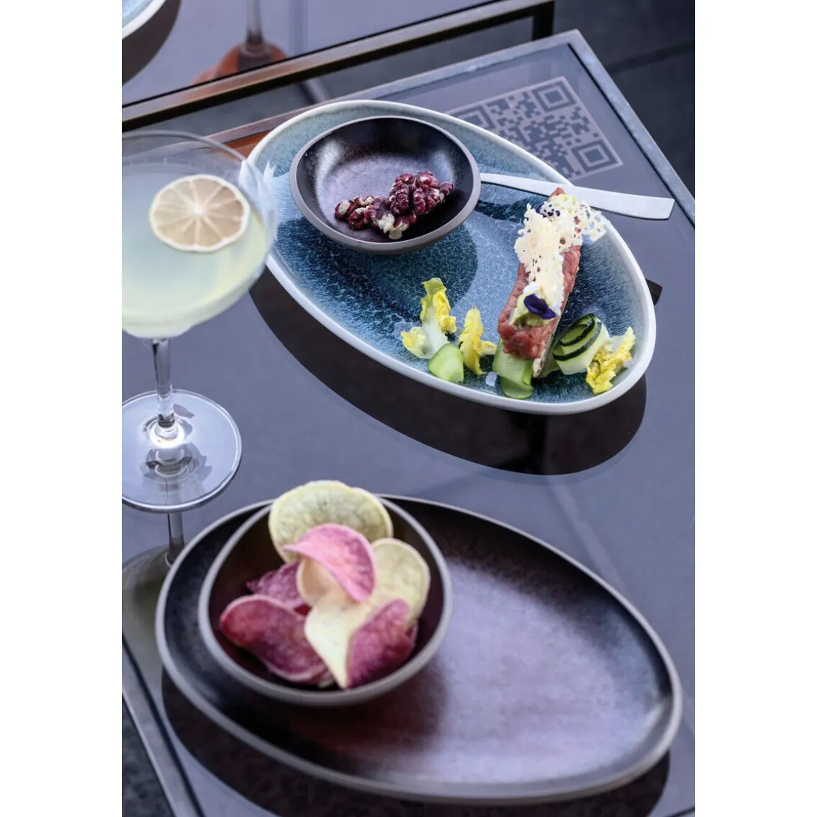 RosenthalPlatte 28 cm Junto Aquamarine