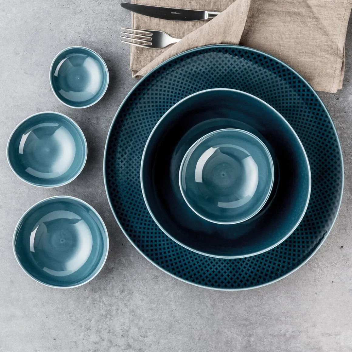 RosenthalSchale 15 cm Junto Ocean Blue