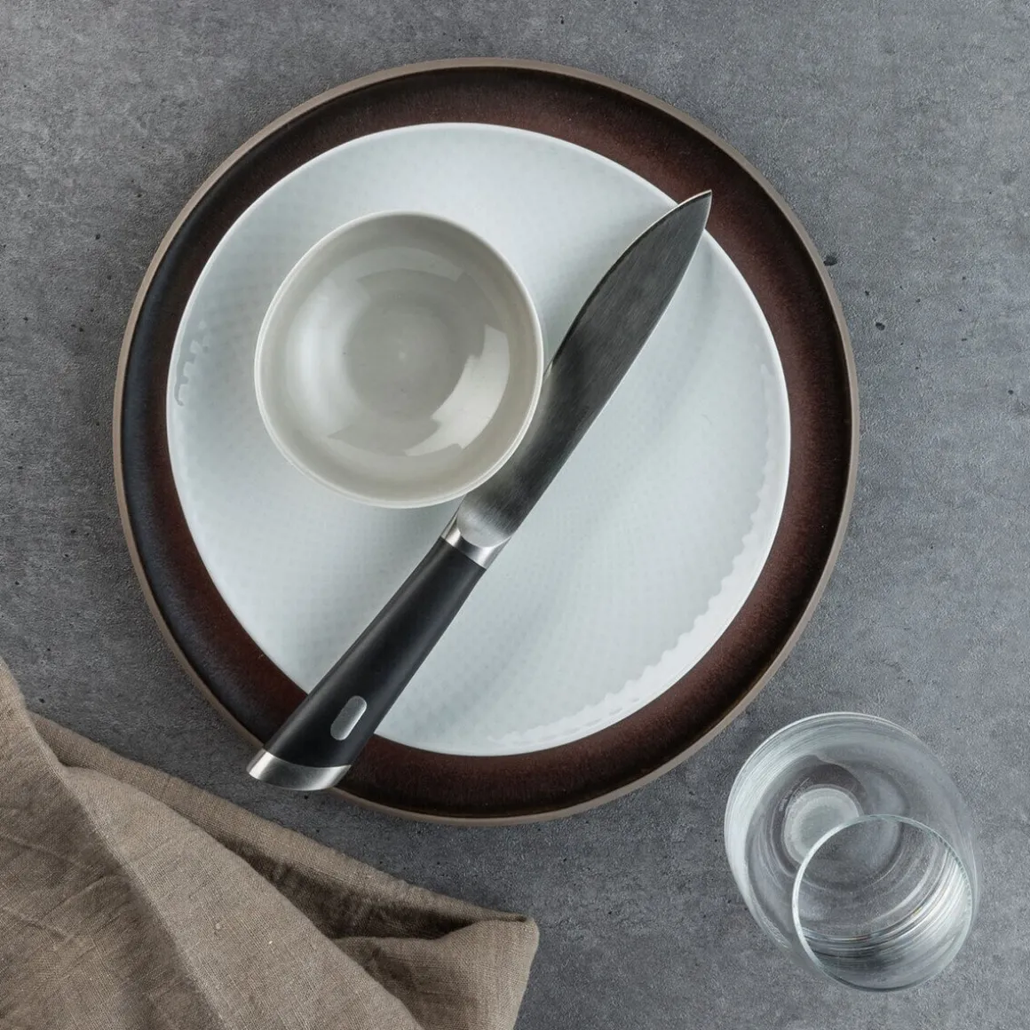 RosenthalSpeiseteller 27 cm Junto Weiss