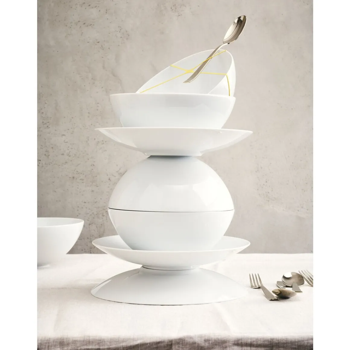 RosenthalSuppenteller 24 cm TAC Gropius Weiß