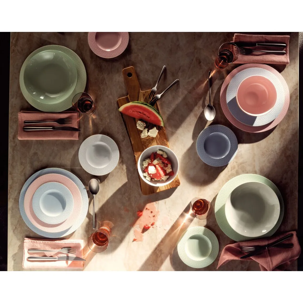 RosenthalSuppenteller 21 cm Kumi Mint tone