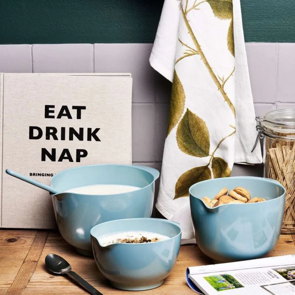 RostiRührschüssel 1,5 l Margrethe New Nordic Green