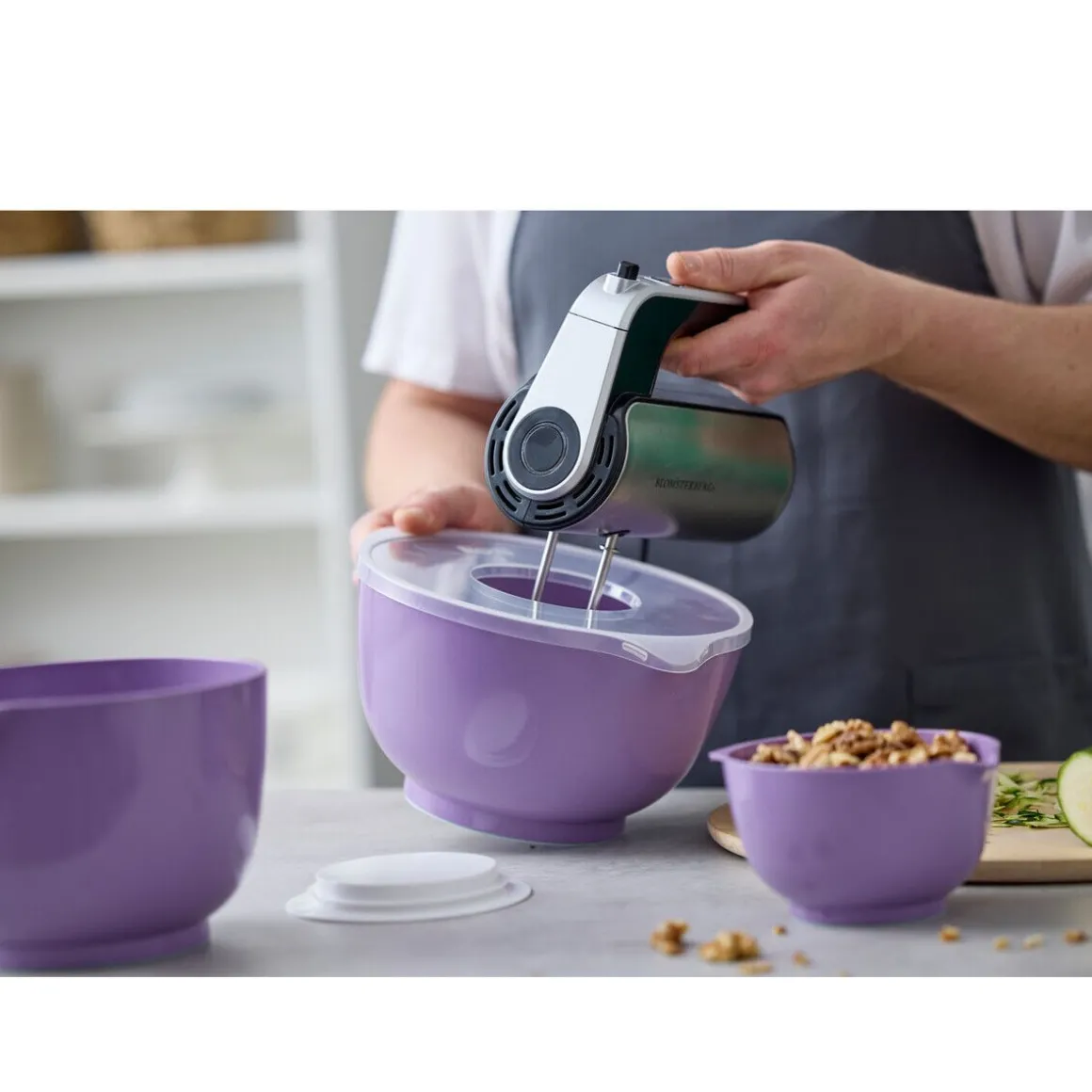 RostiSpritzschutzdeckel 26x22 cm zur Rührschüssel 3,0 l Margrethe transparent