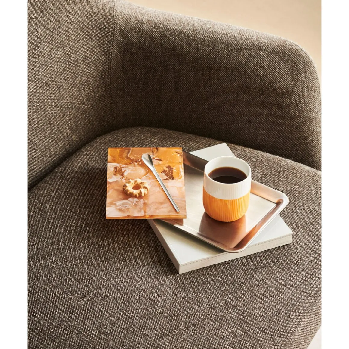 Royal CopenhagenBecher 0,35 l Contrast Gerippt Fiery Yellow