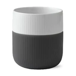 Royal CopenhagenBecher 0,35 l Contrast Gerippt Anthrazit