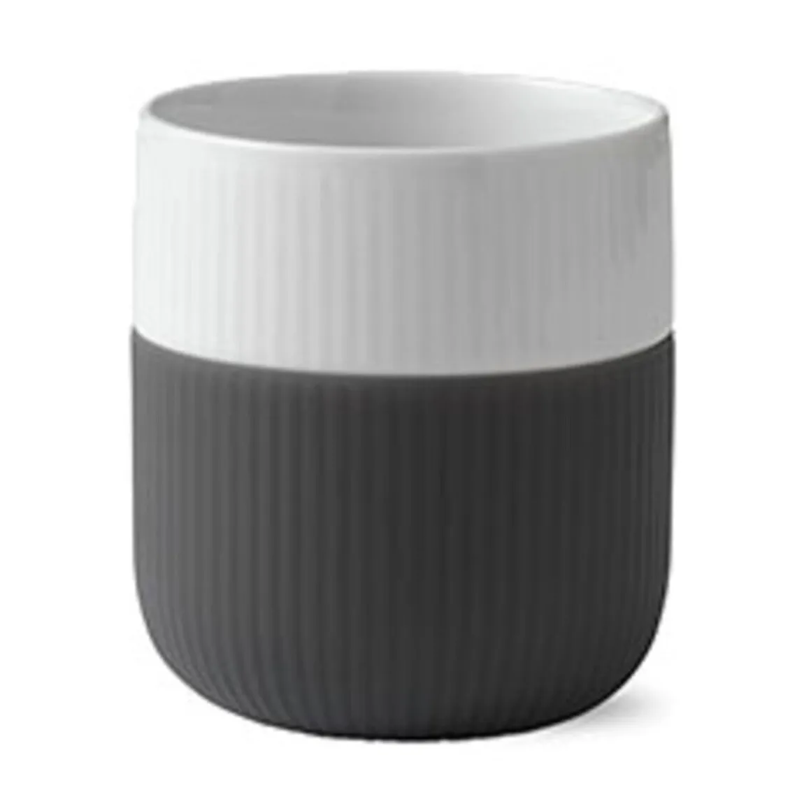 Royal CopenhagenBecher 0,35 l Contrast Gerippt Anthrazit