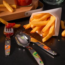 RösleKinderbesteck 4-tlg. Waldfreunde Edelstahl 18/10