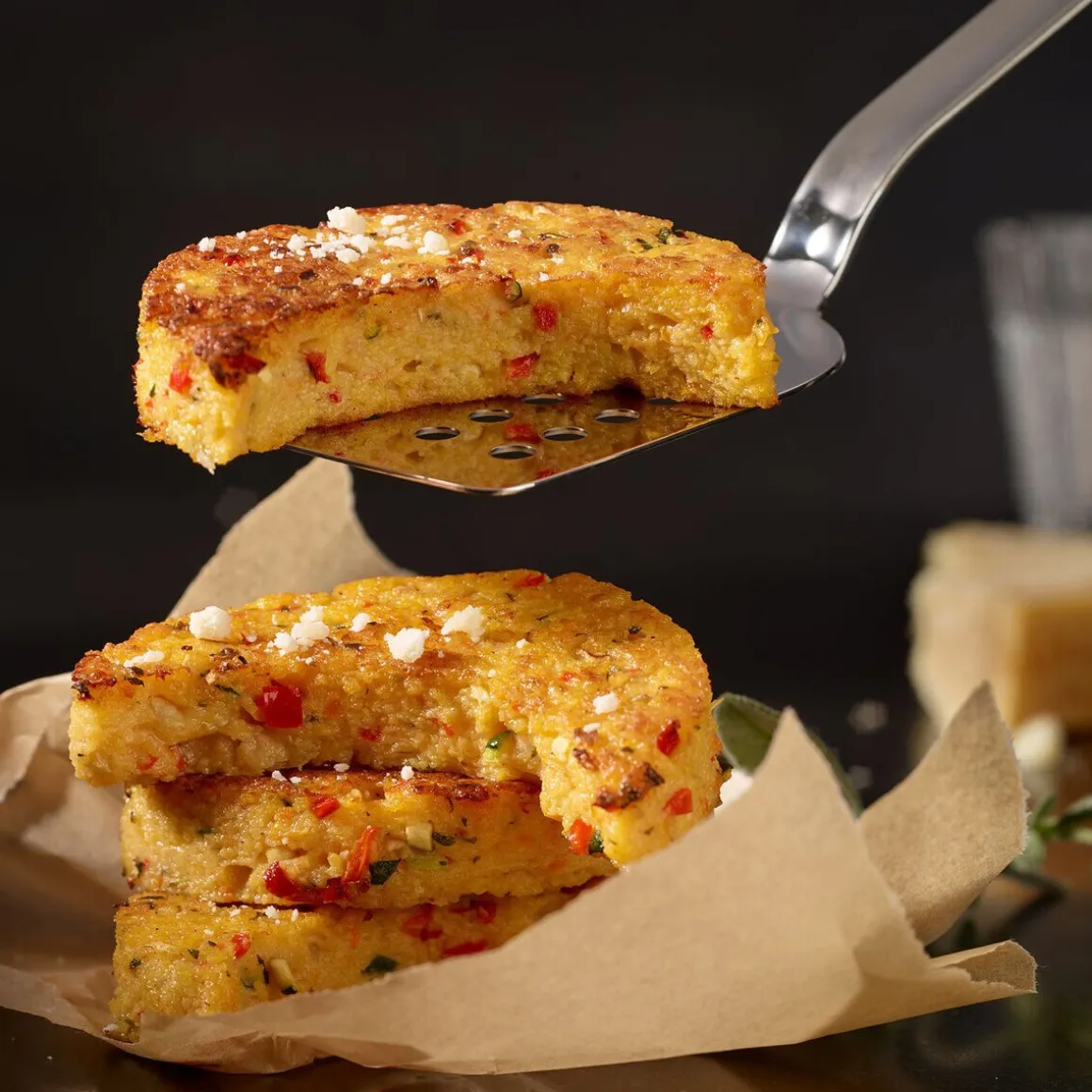 RöslePfannenschaufel gelocht Edelstahl 33cm