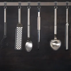 RöslePortionslöffel Rundgriff mit Silikonrand 32,5cm