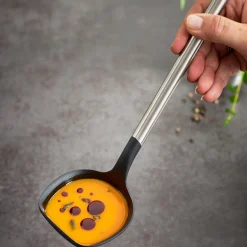 RösleSchöpflöffel 30 cm Basic Line schwarz