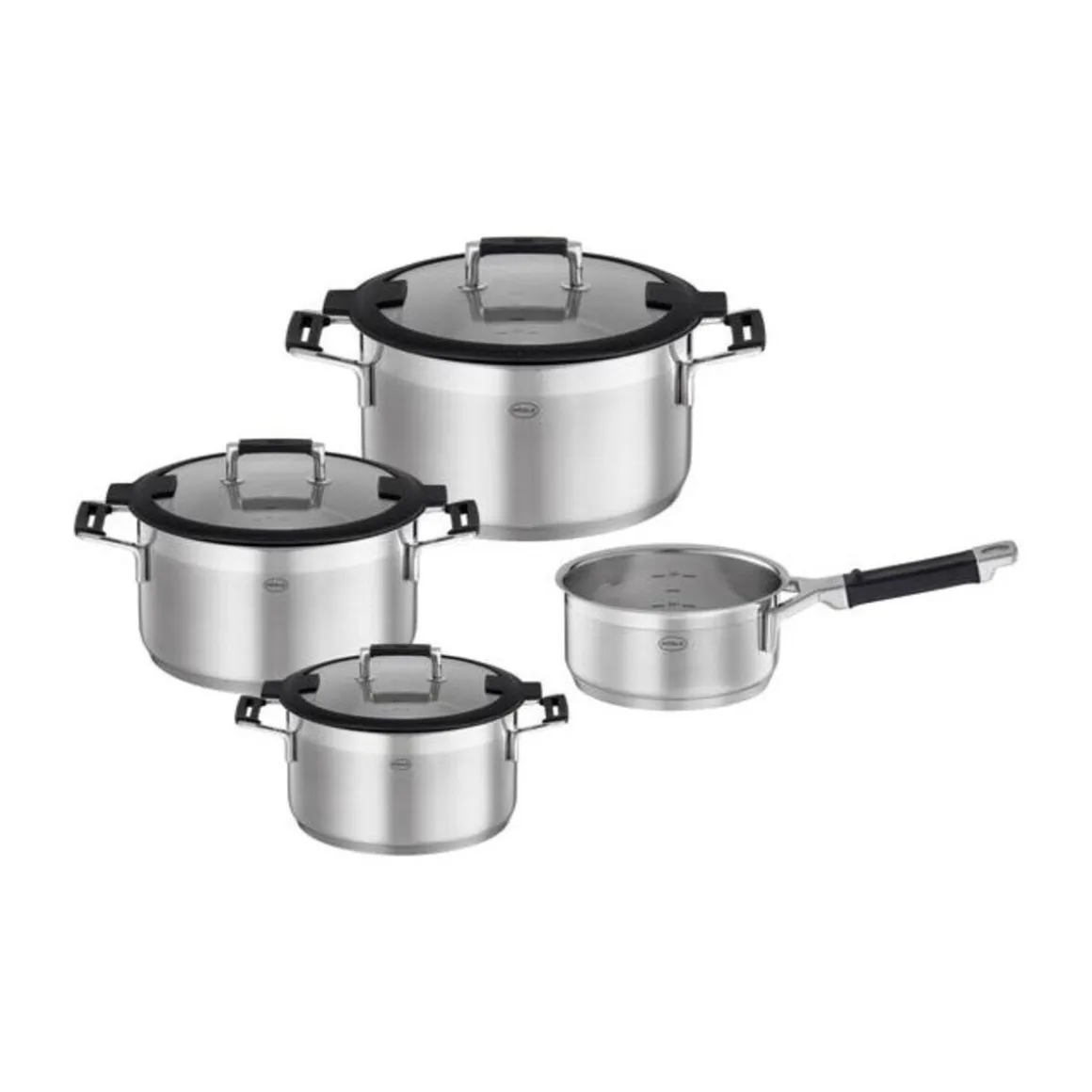 RösleTopf-Set 4-tlg. Silence Pro edelstahl