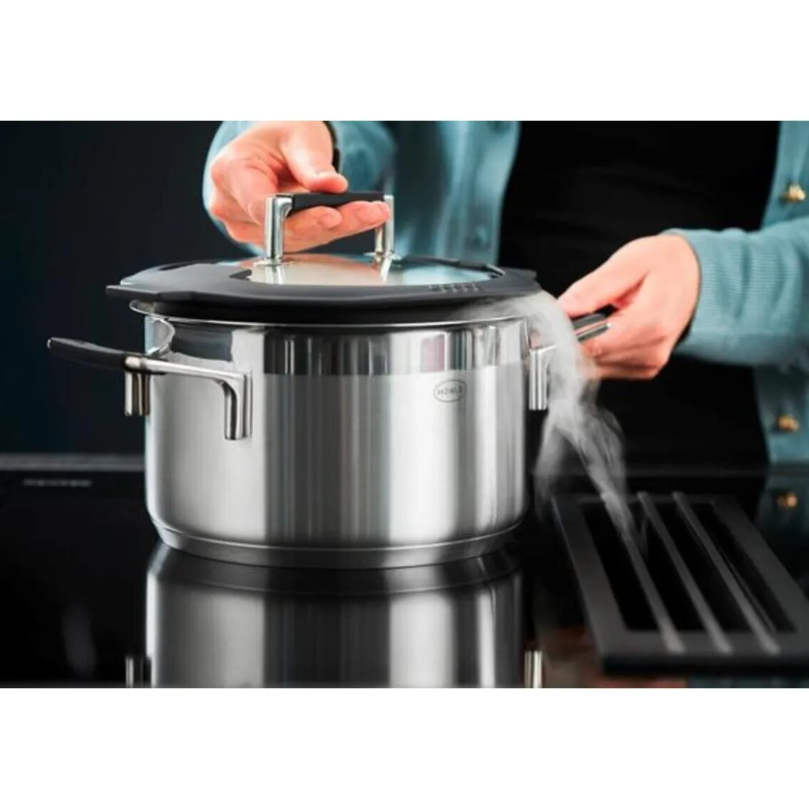 RösleTopf-Set 4-tlg. Silence Pro edelstahl