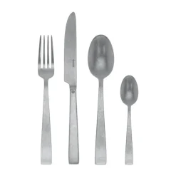 SambonetBesteck Set 24tlg. Vollheft Flat Vintage Edelstahl antik