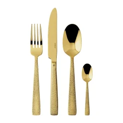 SambonetBesteck-Set 24-tlg. Siena Mirror PVD Gold