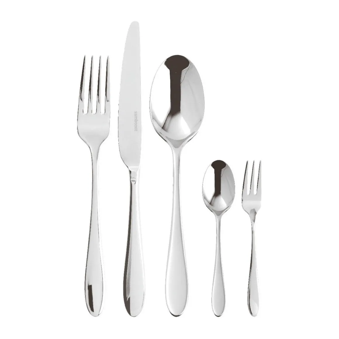 SambonetBesteck-Set 30-tlg. Velvet Mirror Stahl