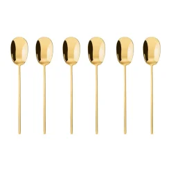 SambonetEspressolöffel 6er-Set 100 Mirror PVD Gold
