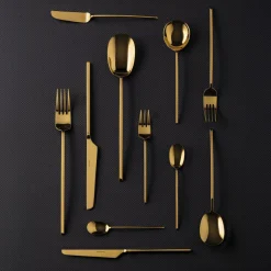 SambonetEspressolöffel 6er-Set 100 Mirror PVD Gold
