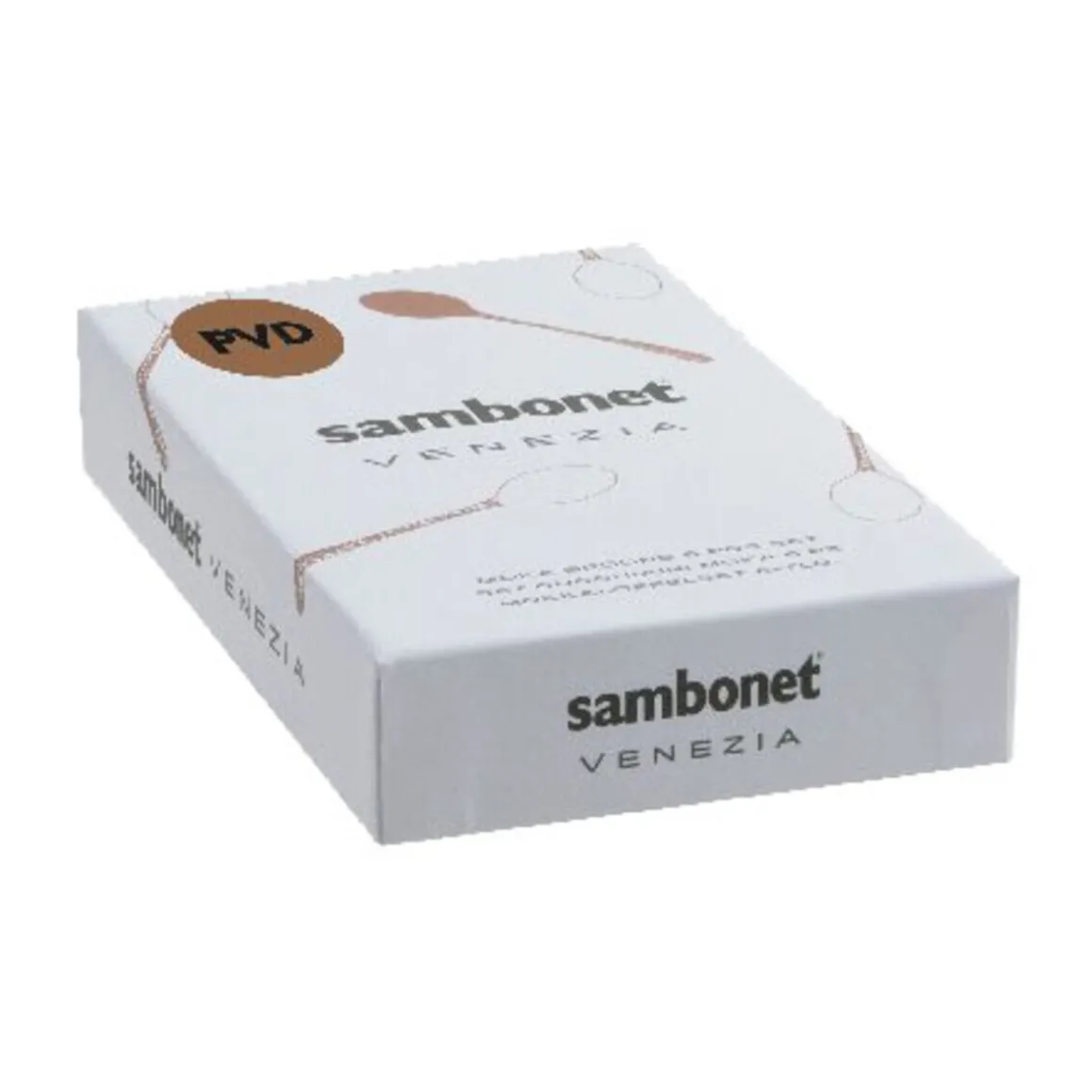 SambonetEspressolöffel 6er-Set Venezia Mirror PVD Gold