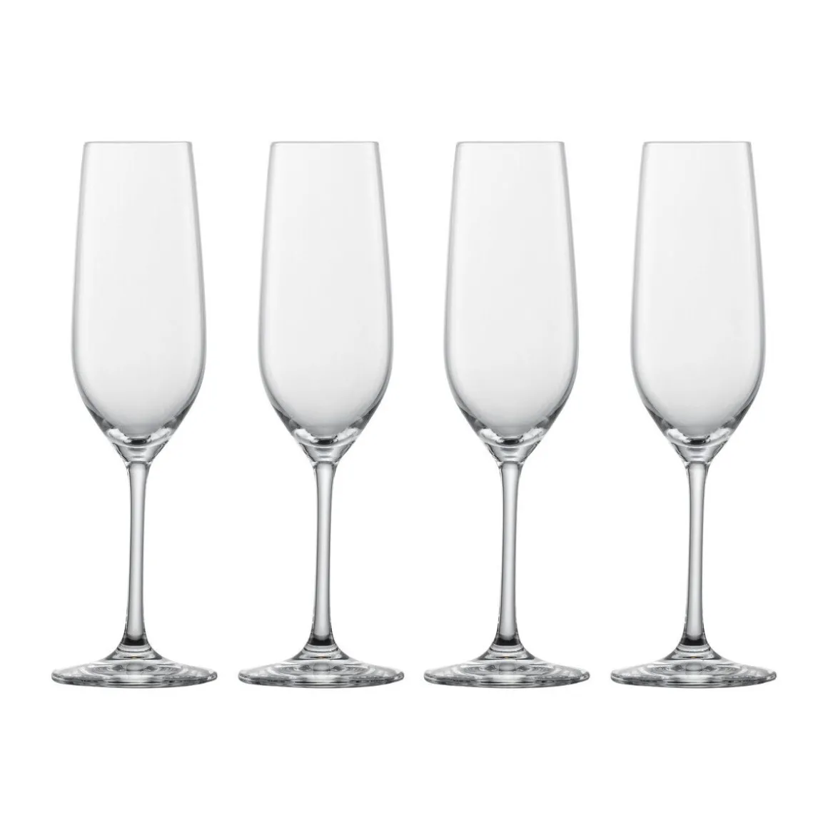 Schott ZwieselSektglas 4er-Set Forté mit Moussierpunkt klar